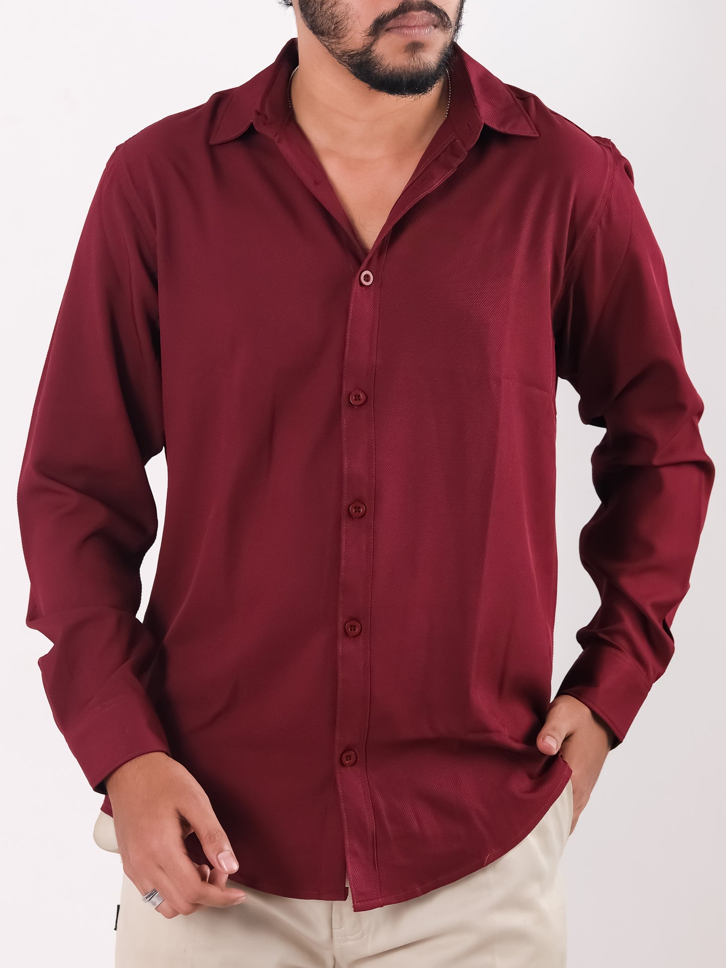 Cherry Cotton Shirt – Marron