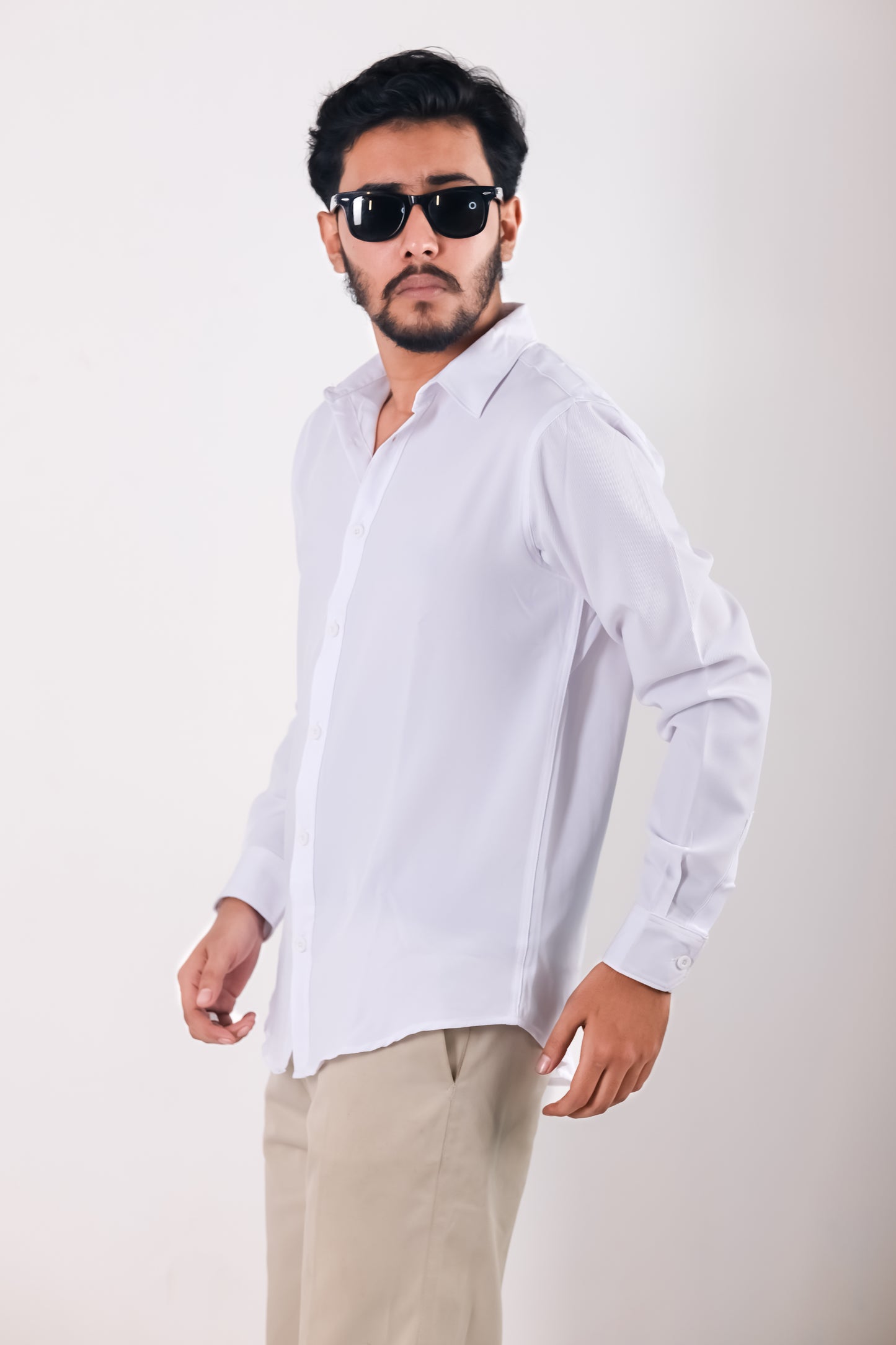 Cherry Cotton Shirt – White