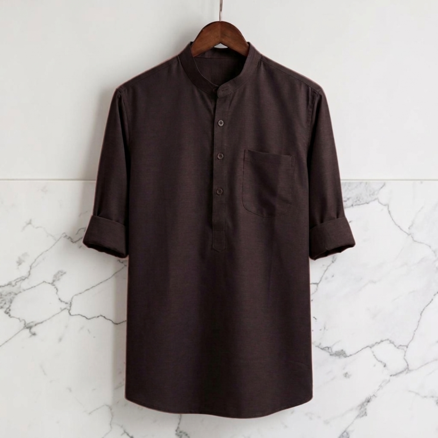 Signature Full Sleeve Katua - Blackish Marron