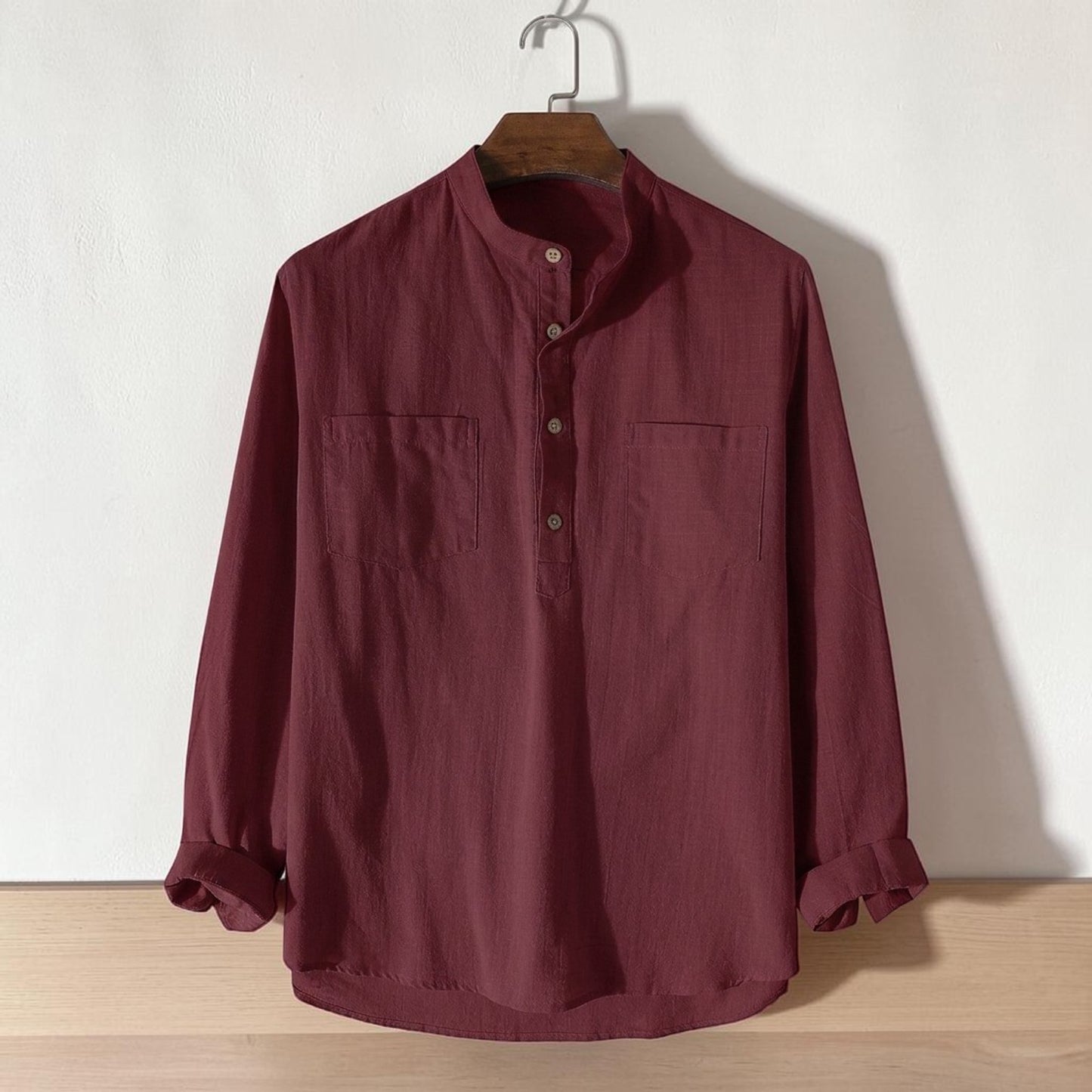 Two Pocket Full Sleeve Katua - Marron