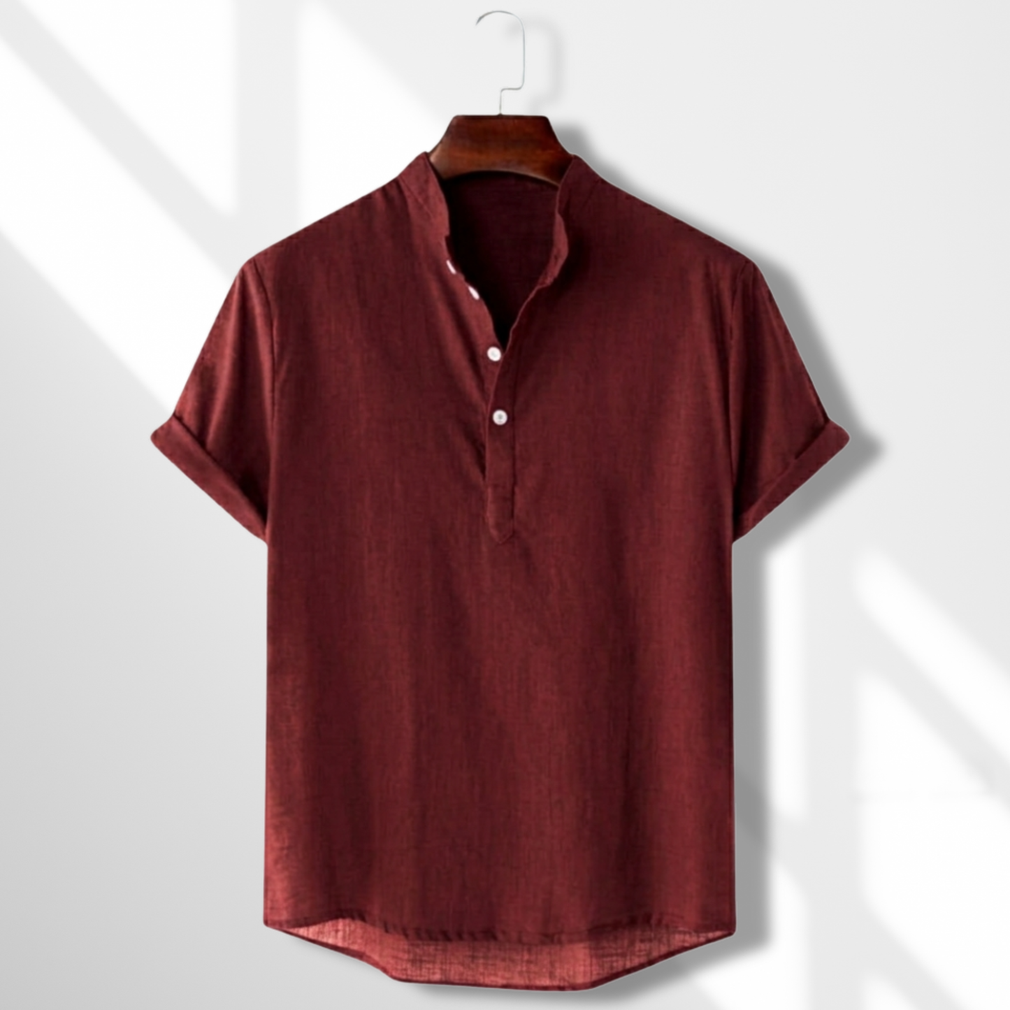 Half Sleeve Cotton Katua - Marron