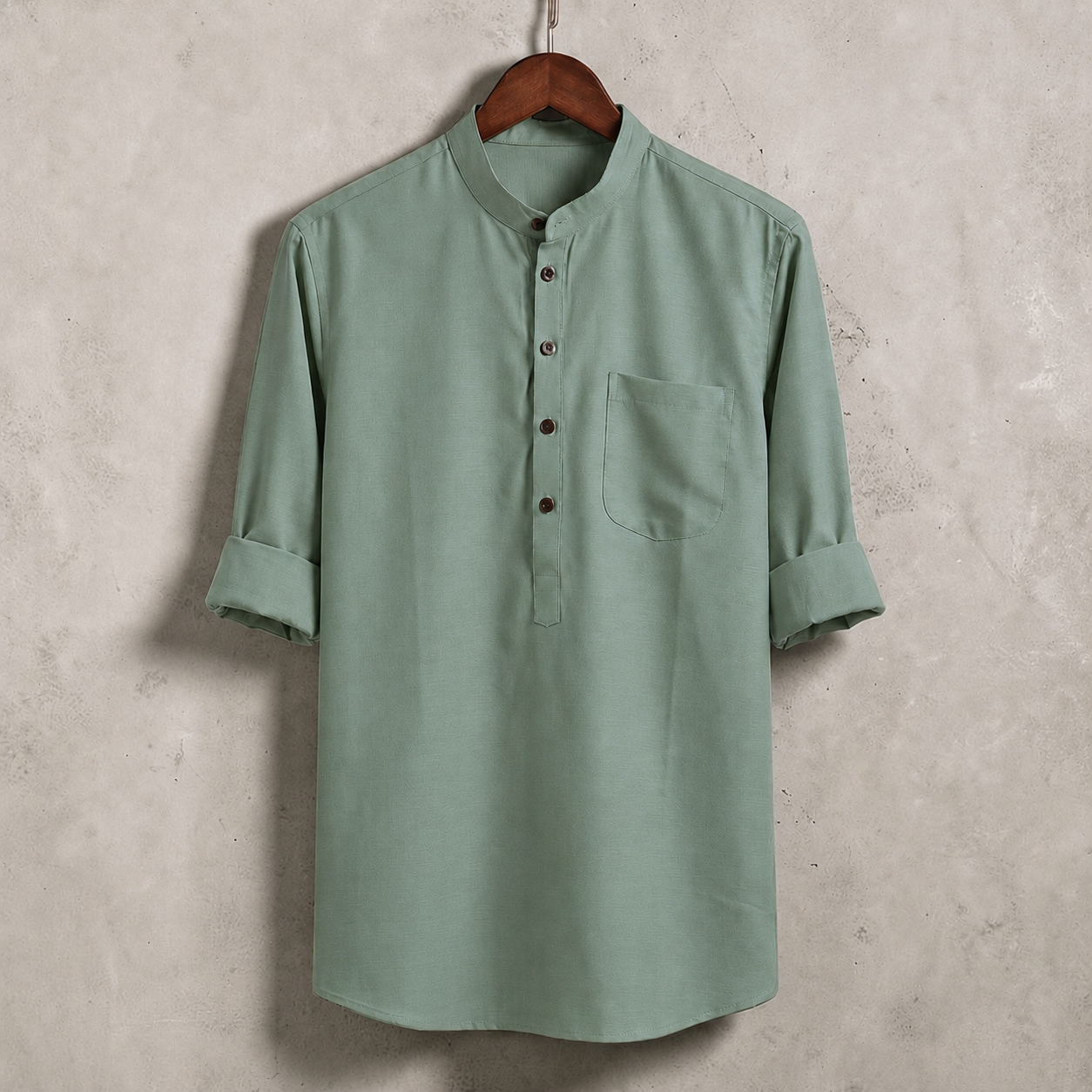 Signature Full Sleeve Katua - Light Sea Green