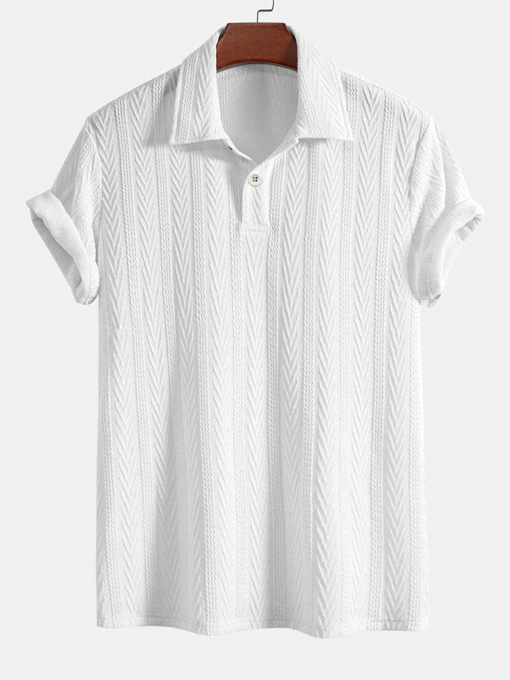Premium White Short sleeve Polo T Shirt