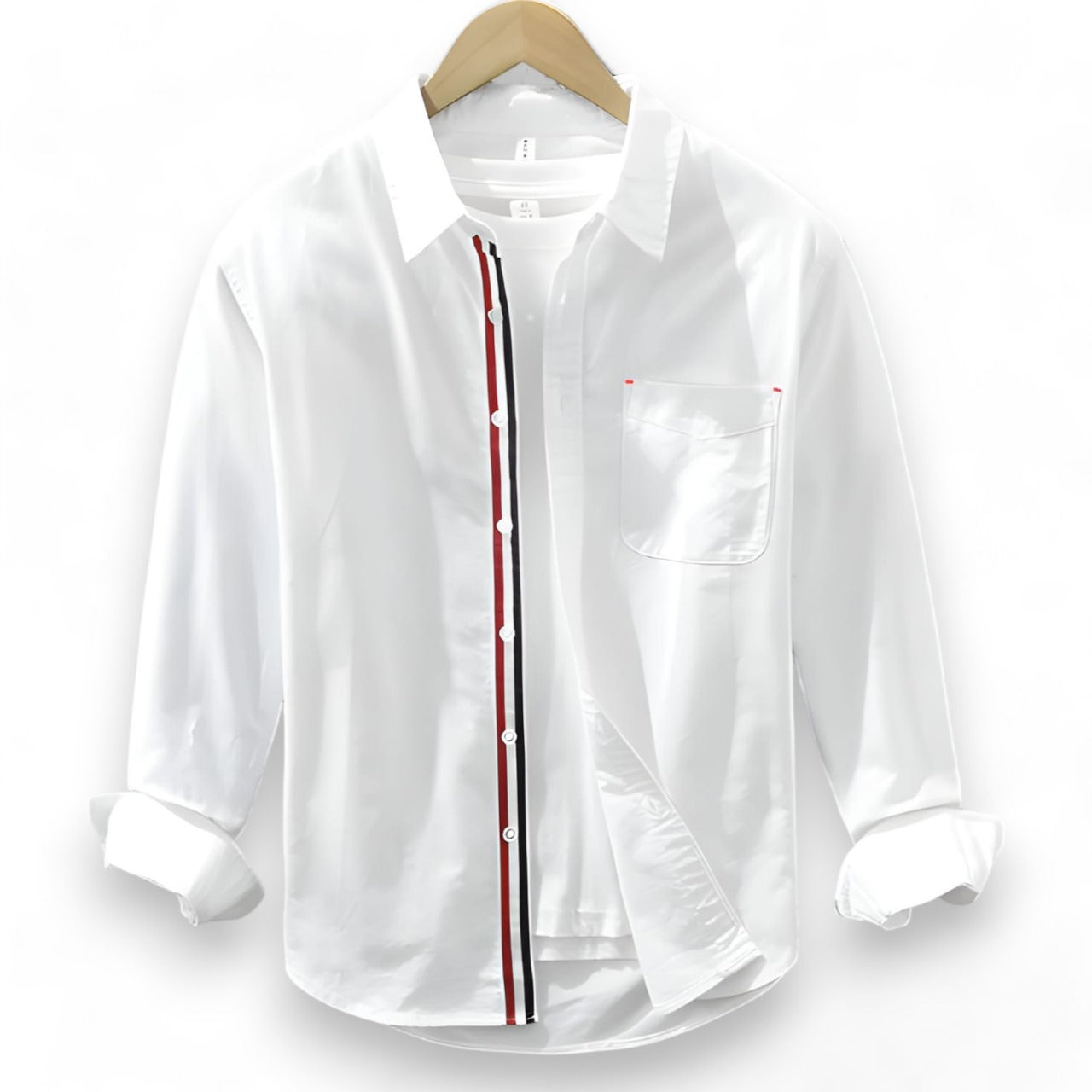 WHITE FULL SLEEVE SHIRT