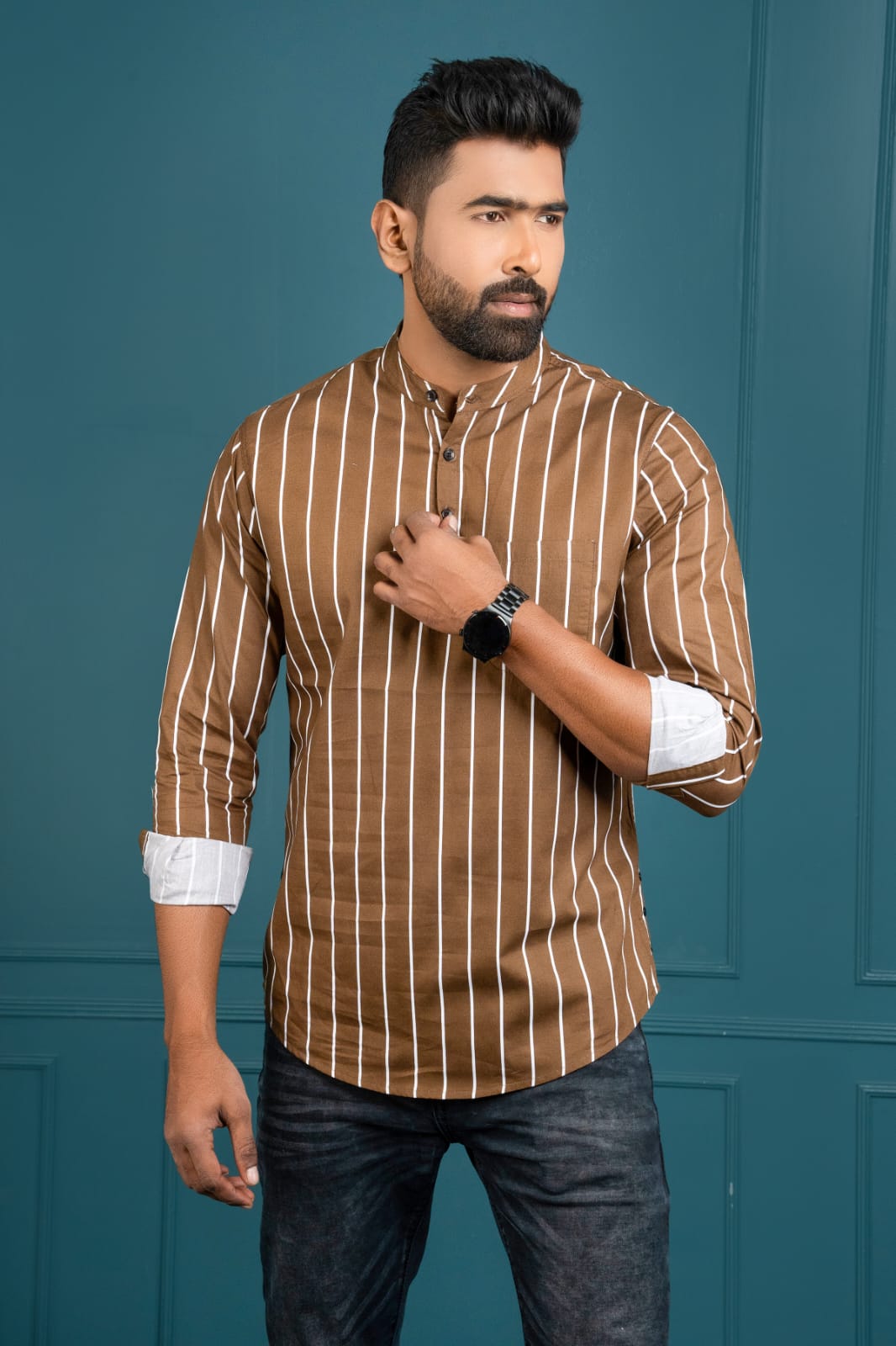 Brawn Color Stripe Katua