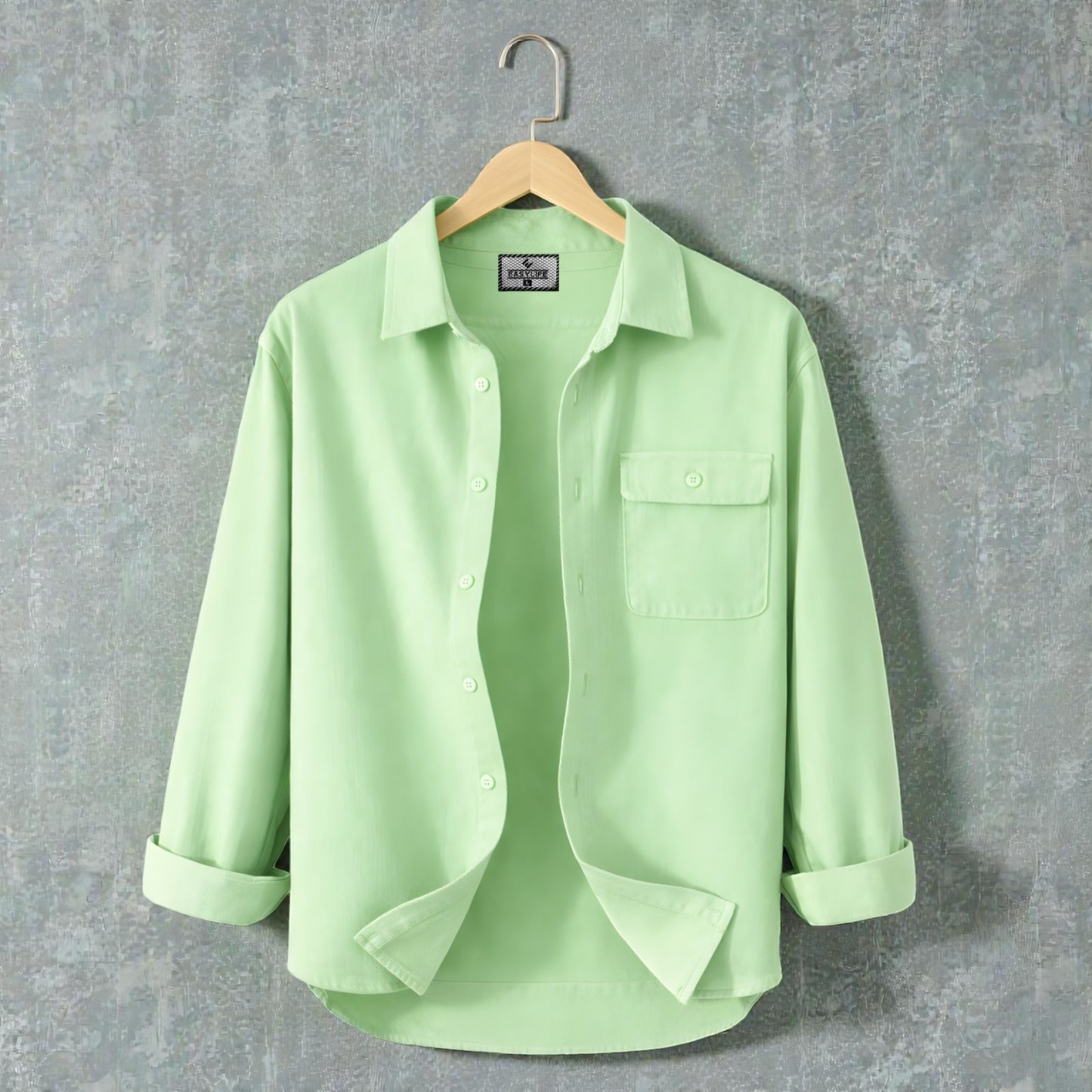 Single Pocket Casual Shirt - Lemon