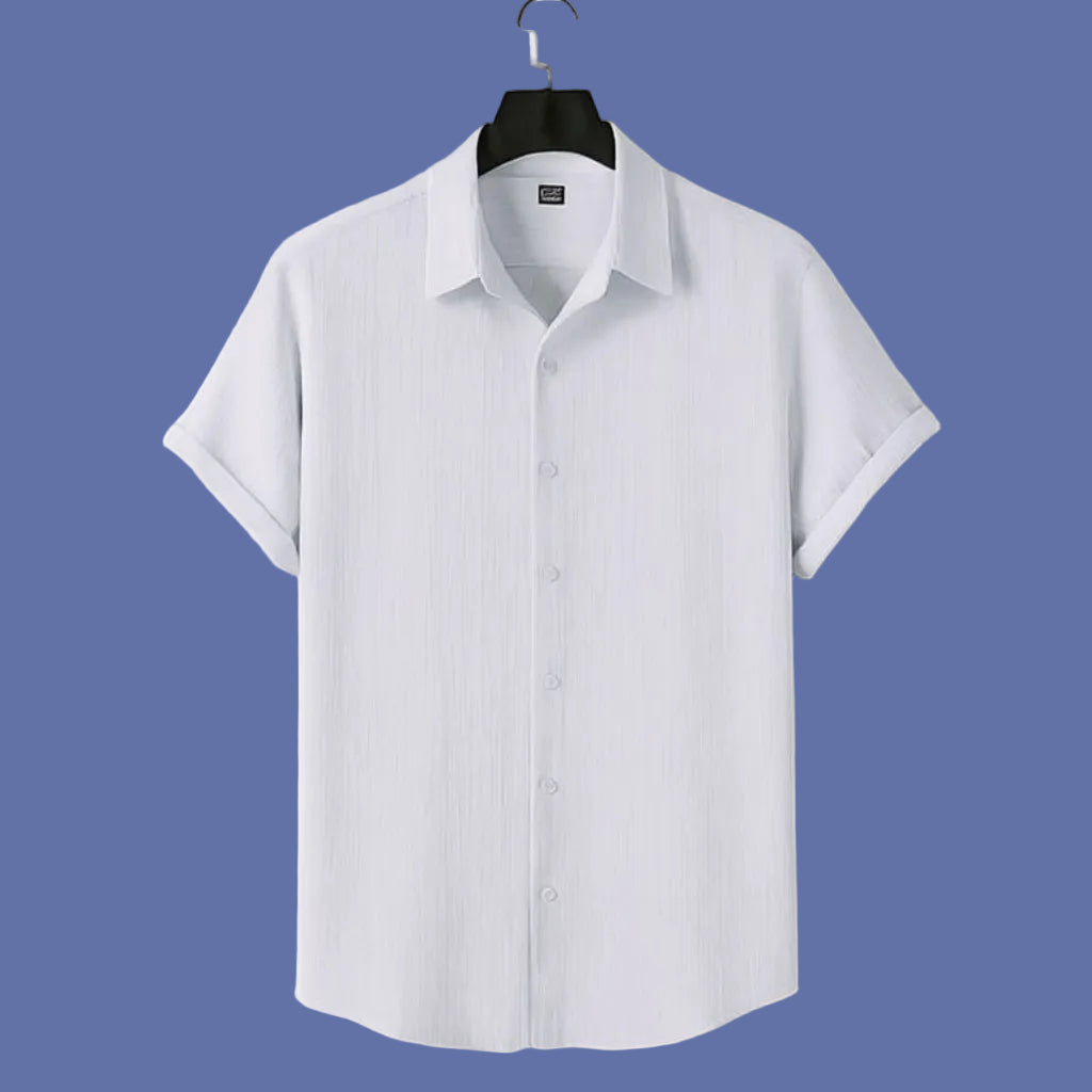 Luxury White Color Half Sleeve Shirt