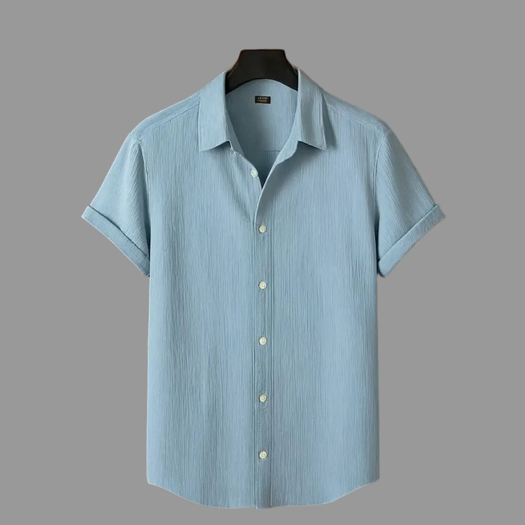Luxury Lite pest Color Half Sleeve Shirt