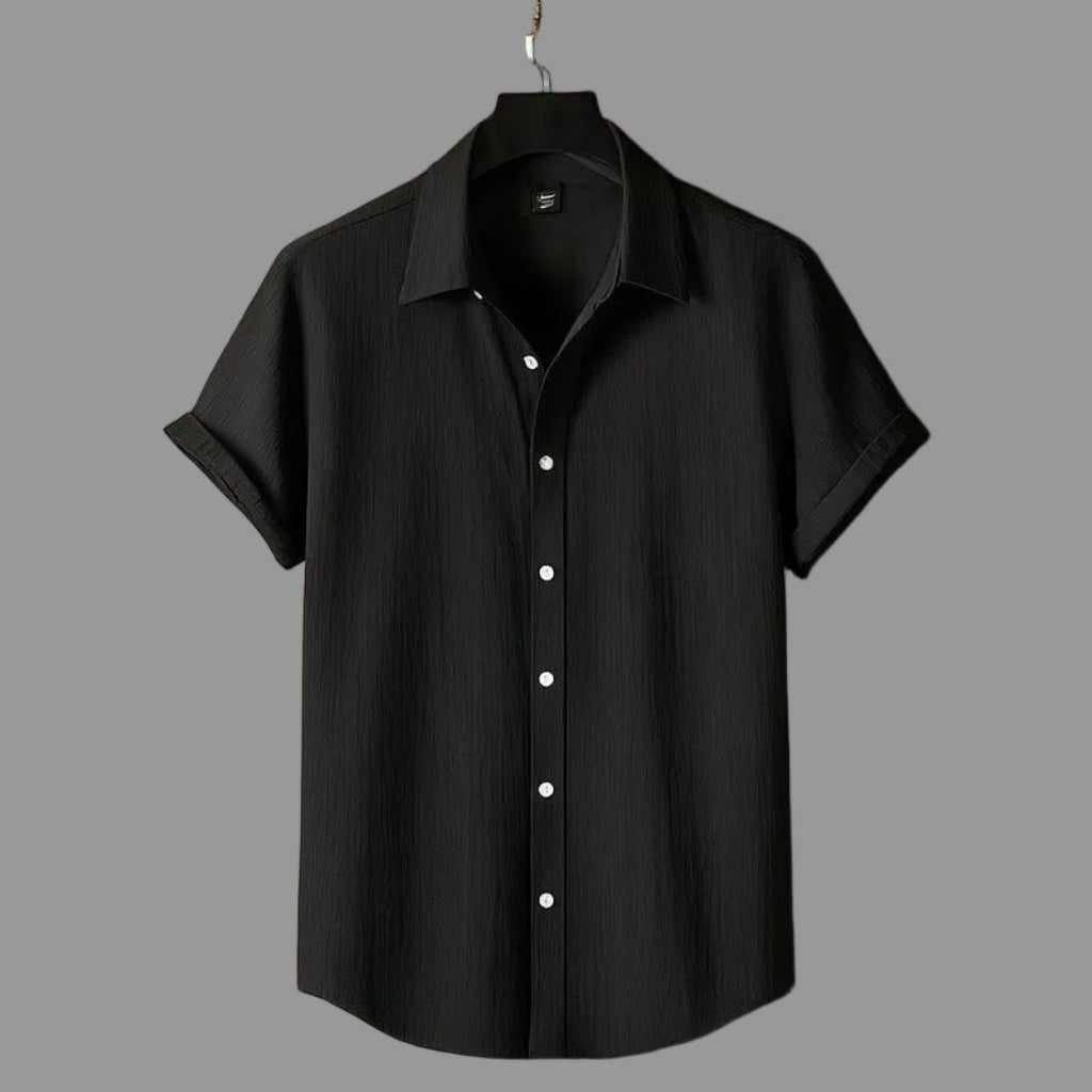 Luxury Black Color Half Sleeve Shirt
