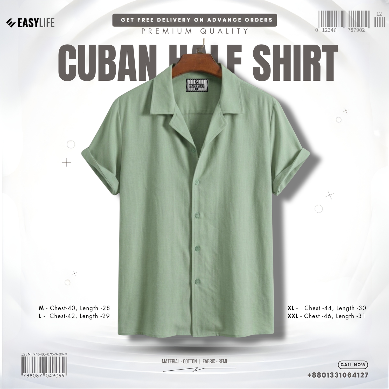 Cuban Half Sleeve Shirt