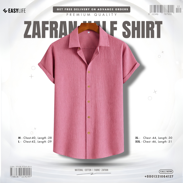 Zafran Half Sleeve Casual Shirt