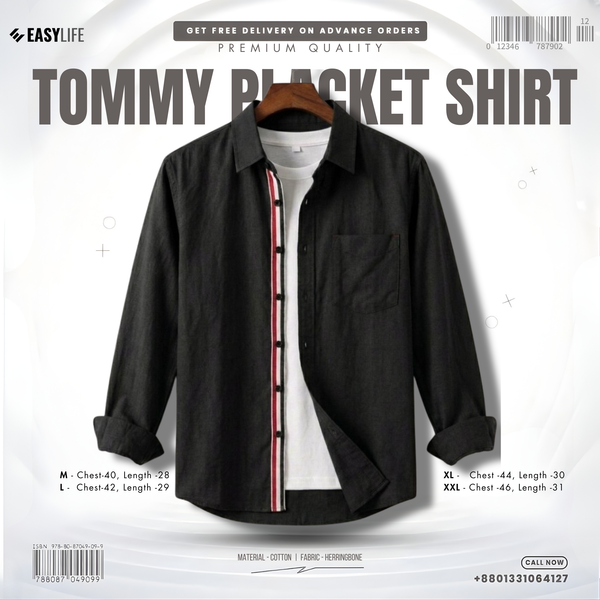 Contrast Placket Full Sleeve Shirt