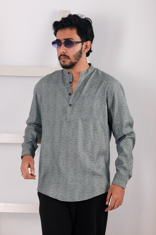 Remi Cotton Katua - Ash Pattern