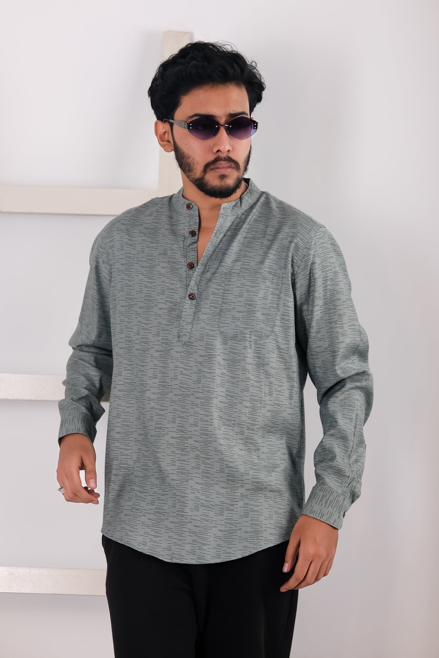 Remi Cotton Katua - Ash Pattern