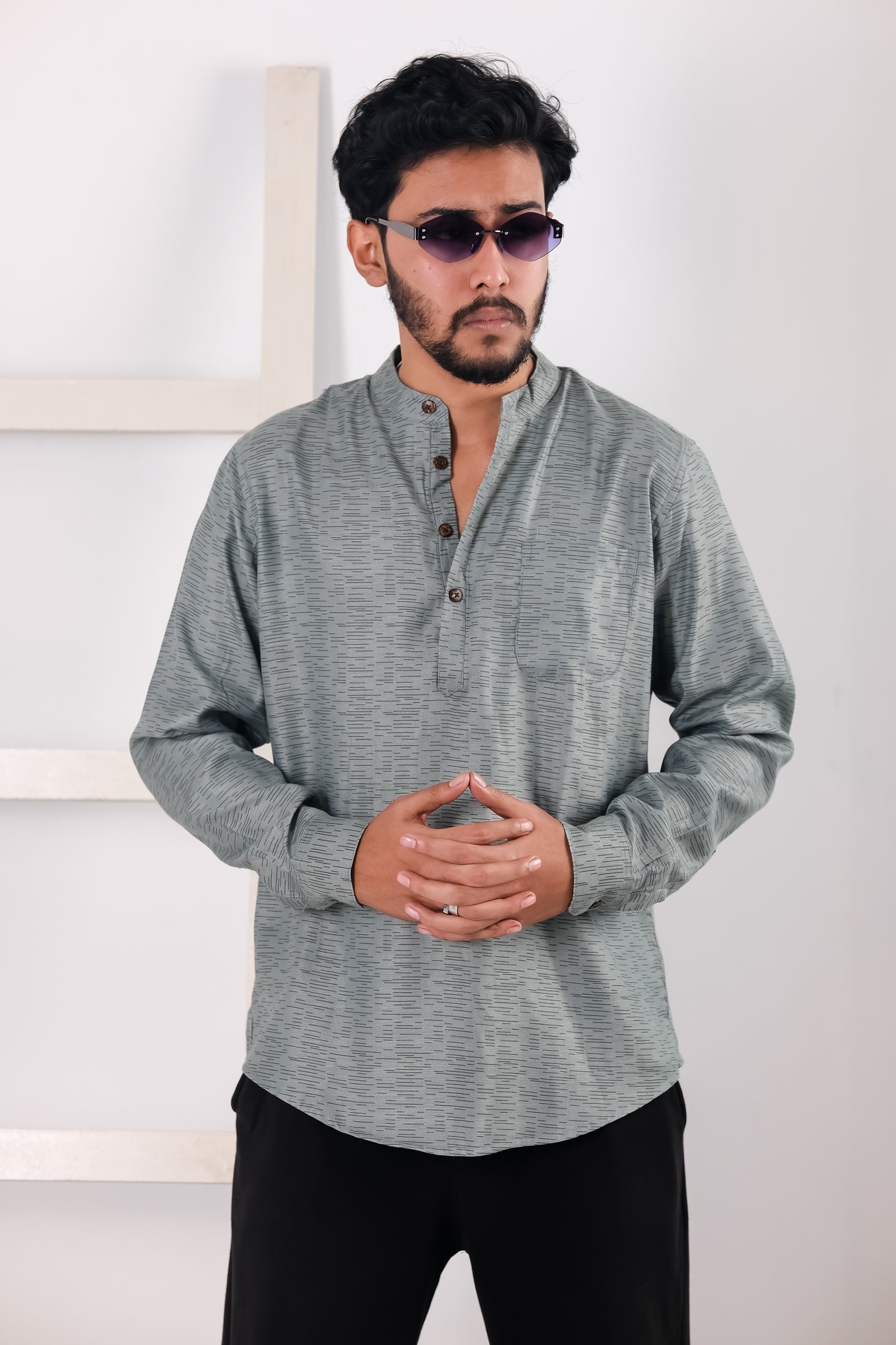 Remi Cotton Katua - Ash Pattern