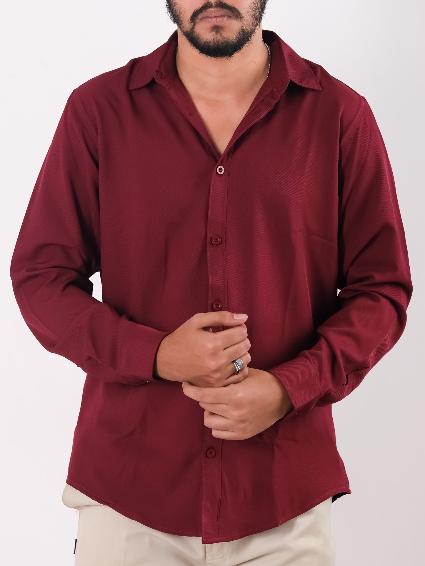 Cherry Cotton Shirt – Marron