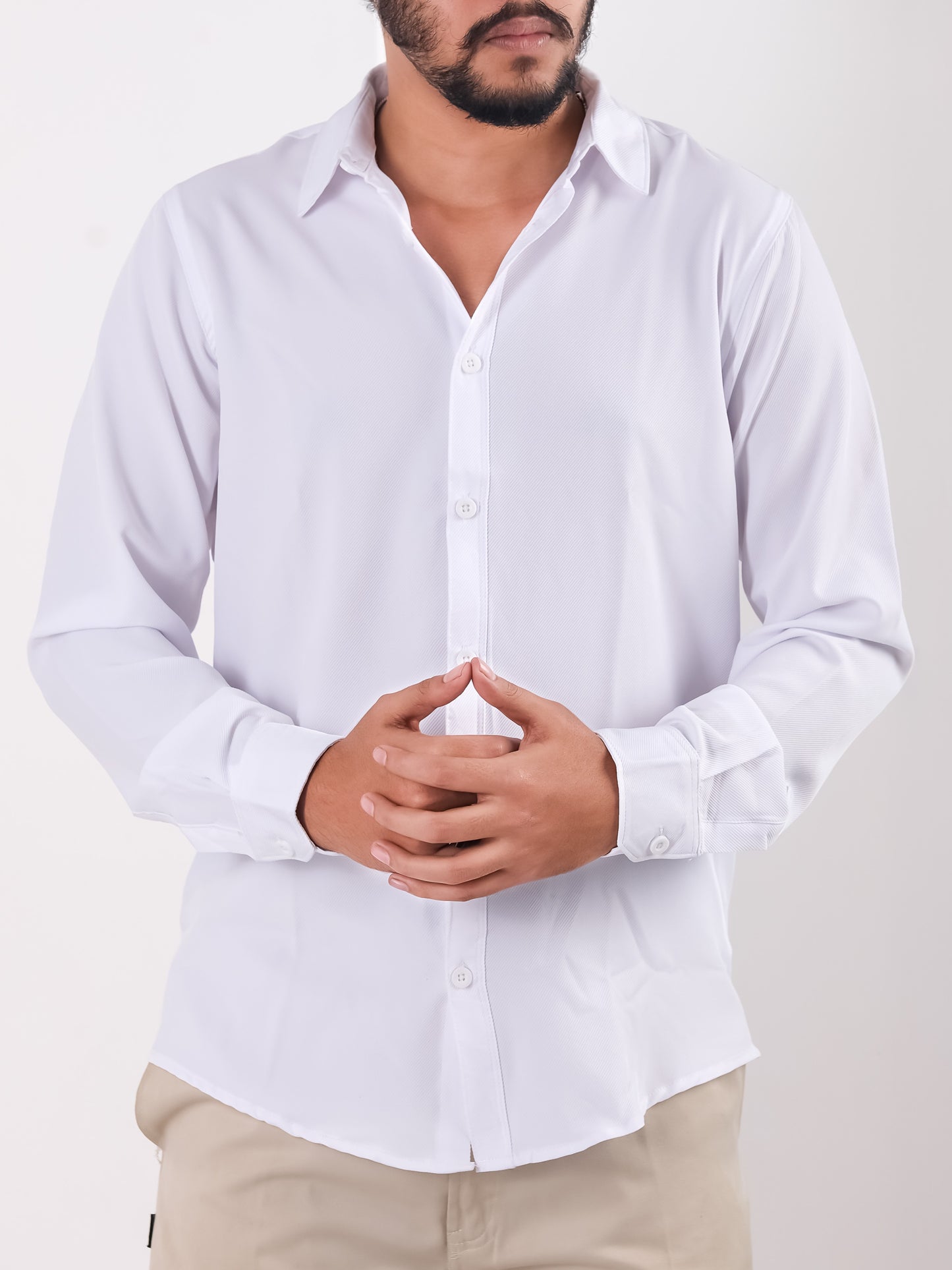 Cherry Cotton Shirt – White
