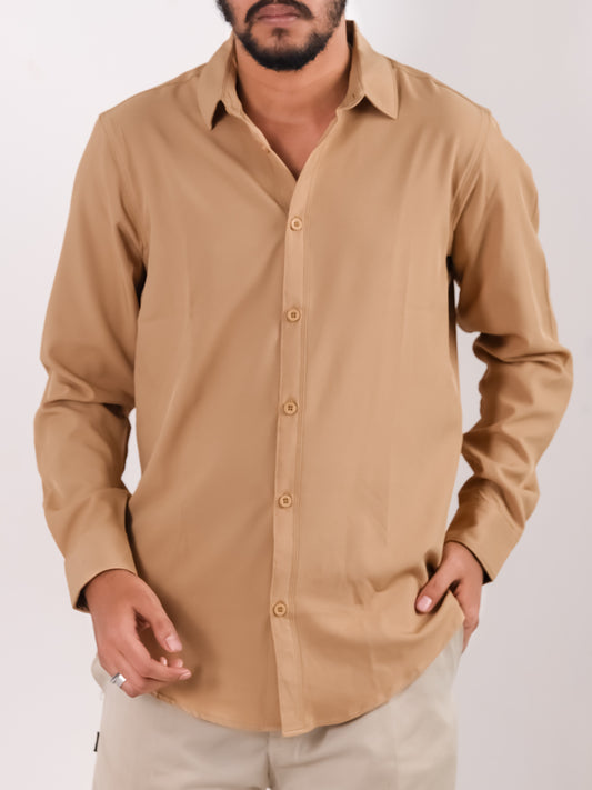 Cherry Cotton Shirt – Khaki