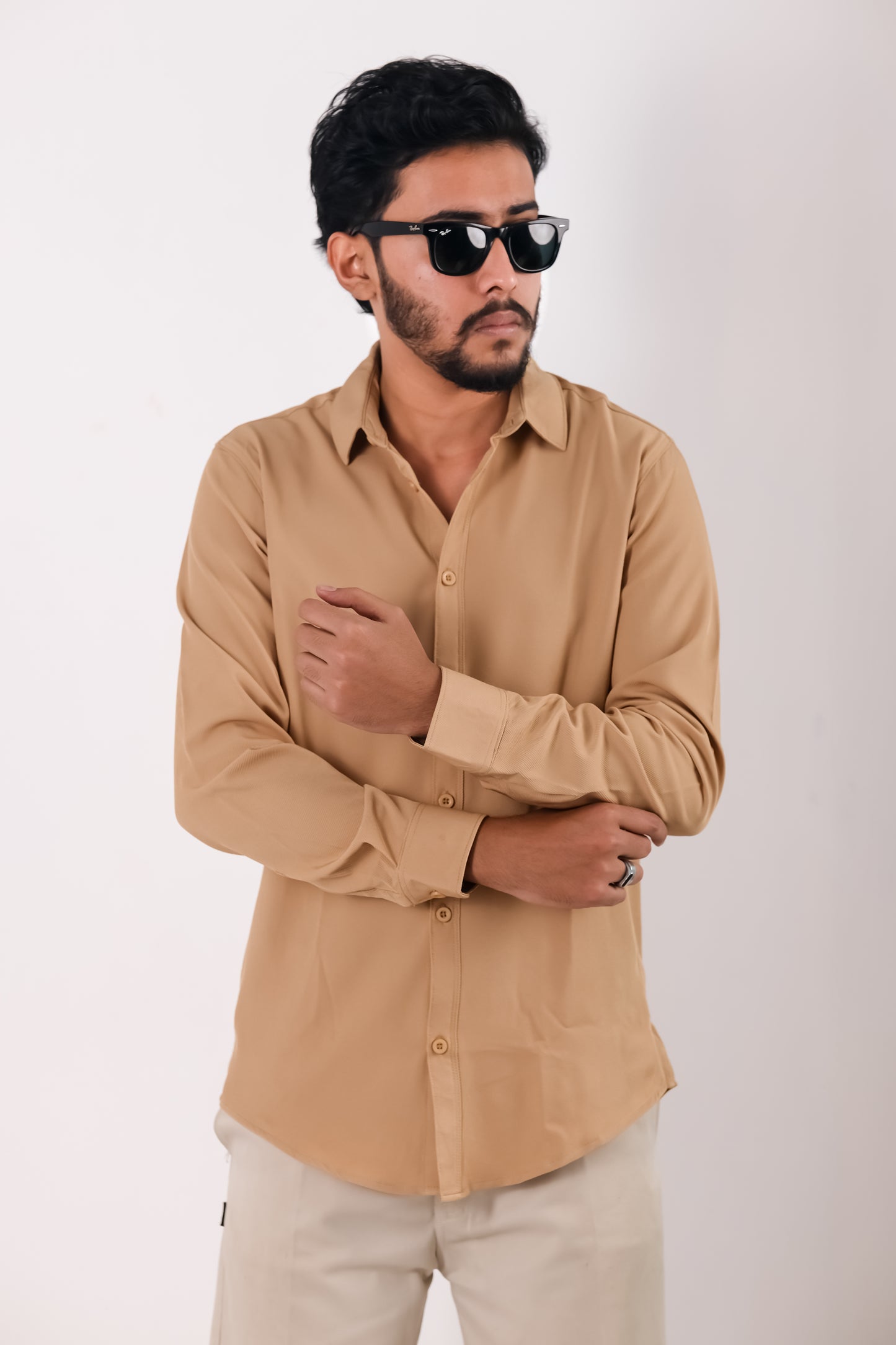 Cherry Cotton Shirt – Khaki