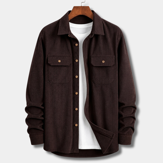Urban Cord Shirt / Jacket - Chocolate