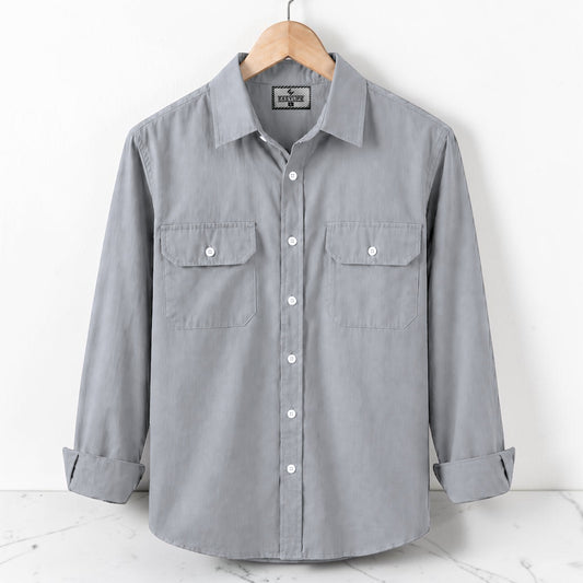 Two Pocket Surma Ash Color Shirt