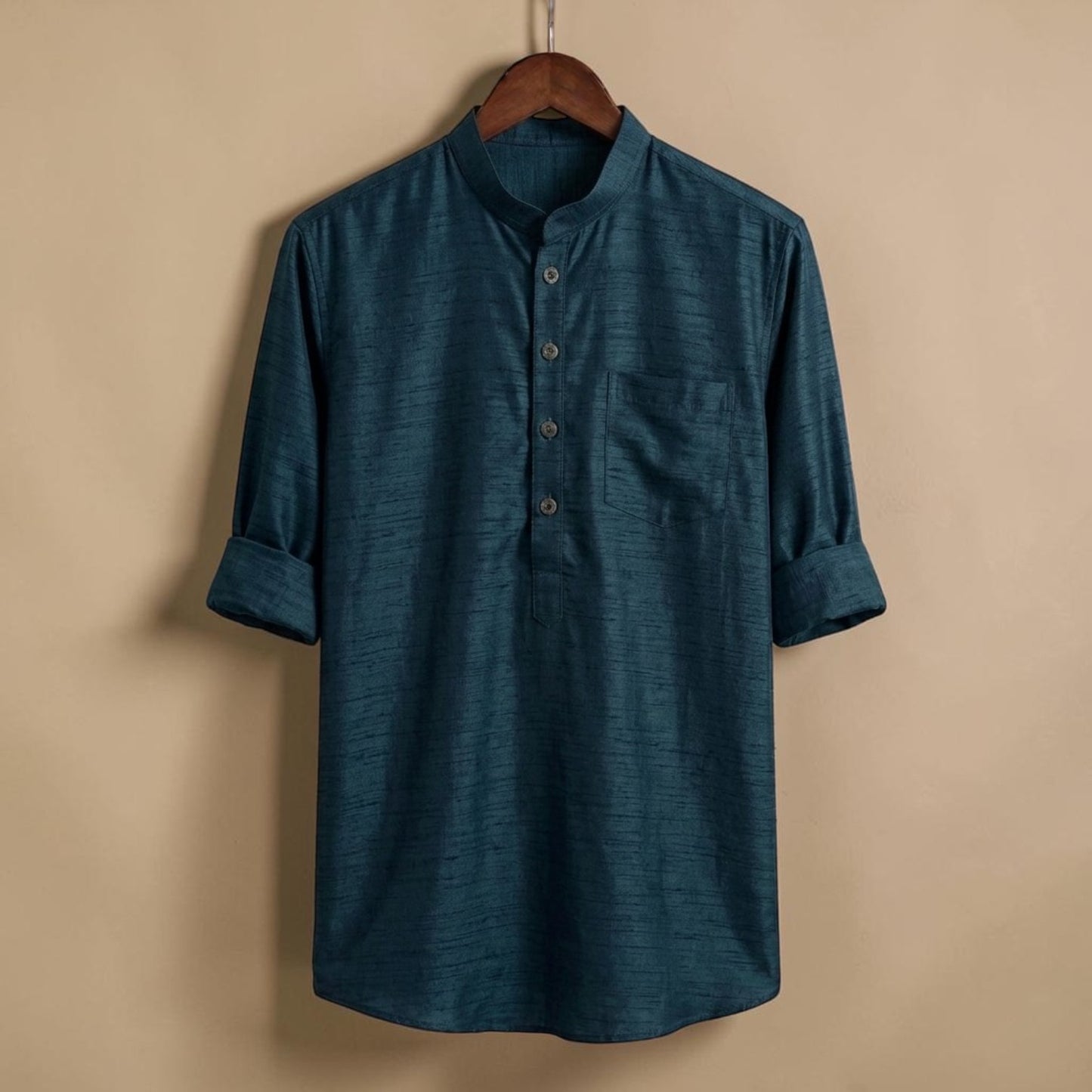 Signature Full Sleeve Katua - Petrol Blue