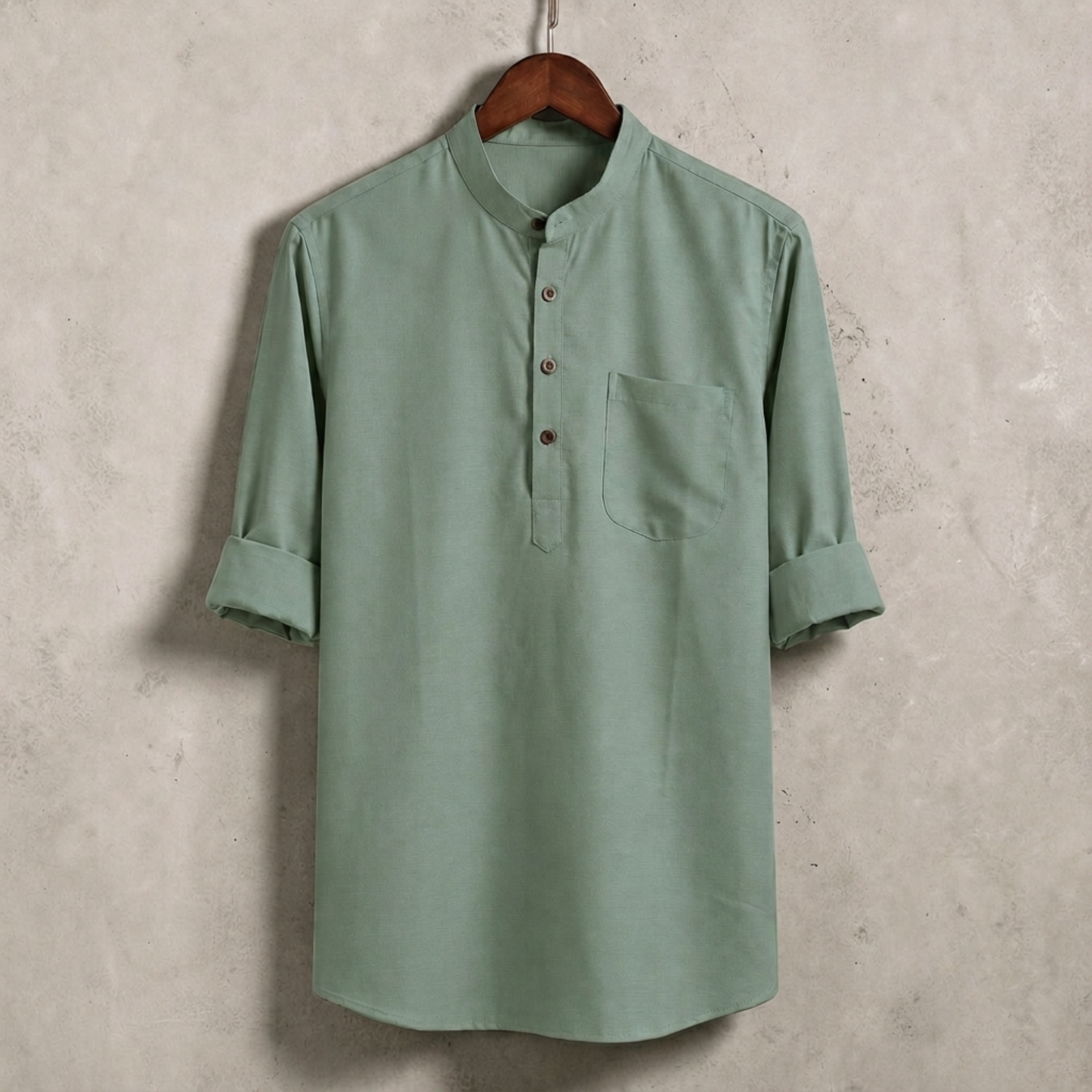 Signature Full Sleeve Katua - Light Sea Green