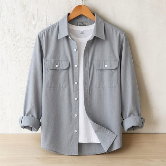 Two Pocket Surma Ash Color Shirt