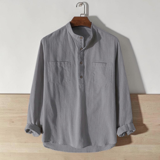 Two Pocket Full Sleeve Katua - Ash