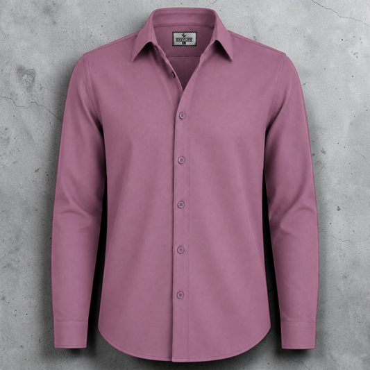 Timeless Cotton Twill Full Sleve Shirt - Onion
