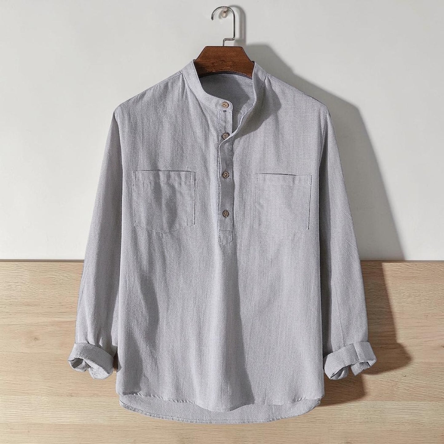Two Pocket Full Sleeve Katua - Ash