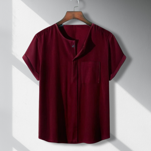 O Neck Half Sleeve Katua - Marron