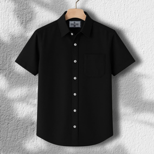 Short Sleeve Shirt - Black
