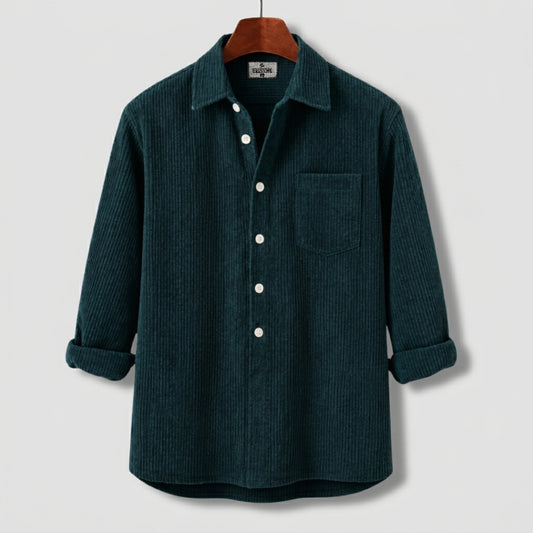 Luxury Full Sleeve Cord Katua -Midnight Teal