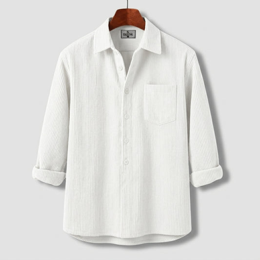 Luxury Full Sleeve Cord Katua -White