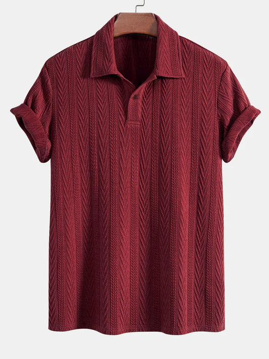 Premium  Maroon Short sleeve Polo T Shirt
