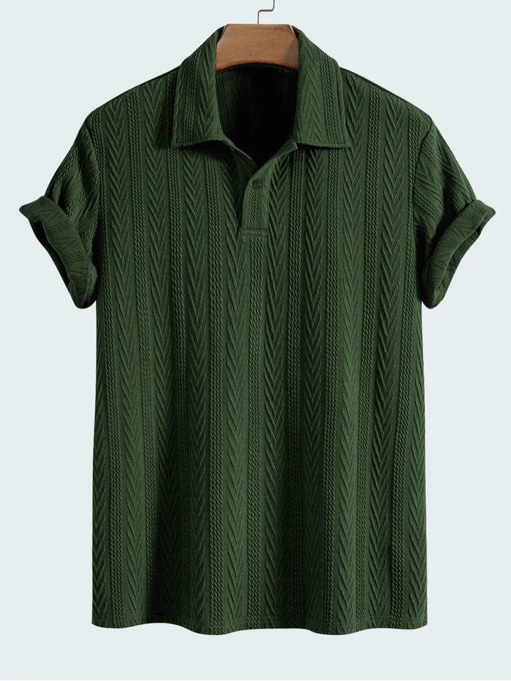 Premium  Green Short sleeve Polo T Shirt