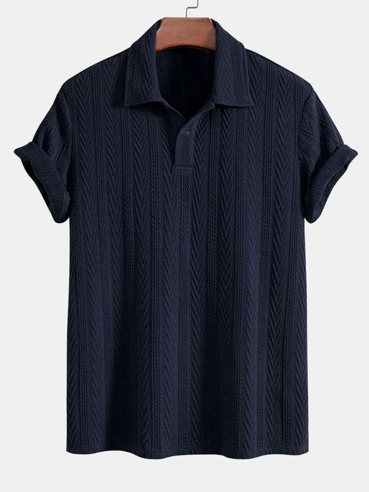 Premium  Navy Blue Short sleeve Polo T Shirt