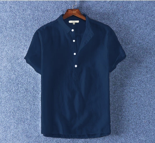 Blue short sleeve katua