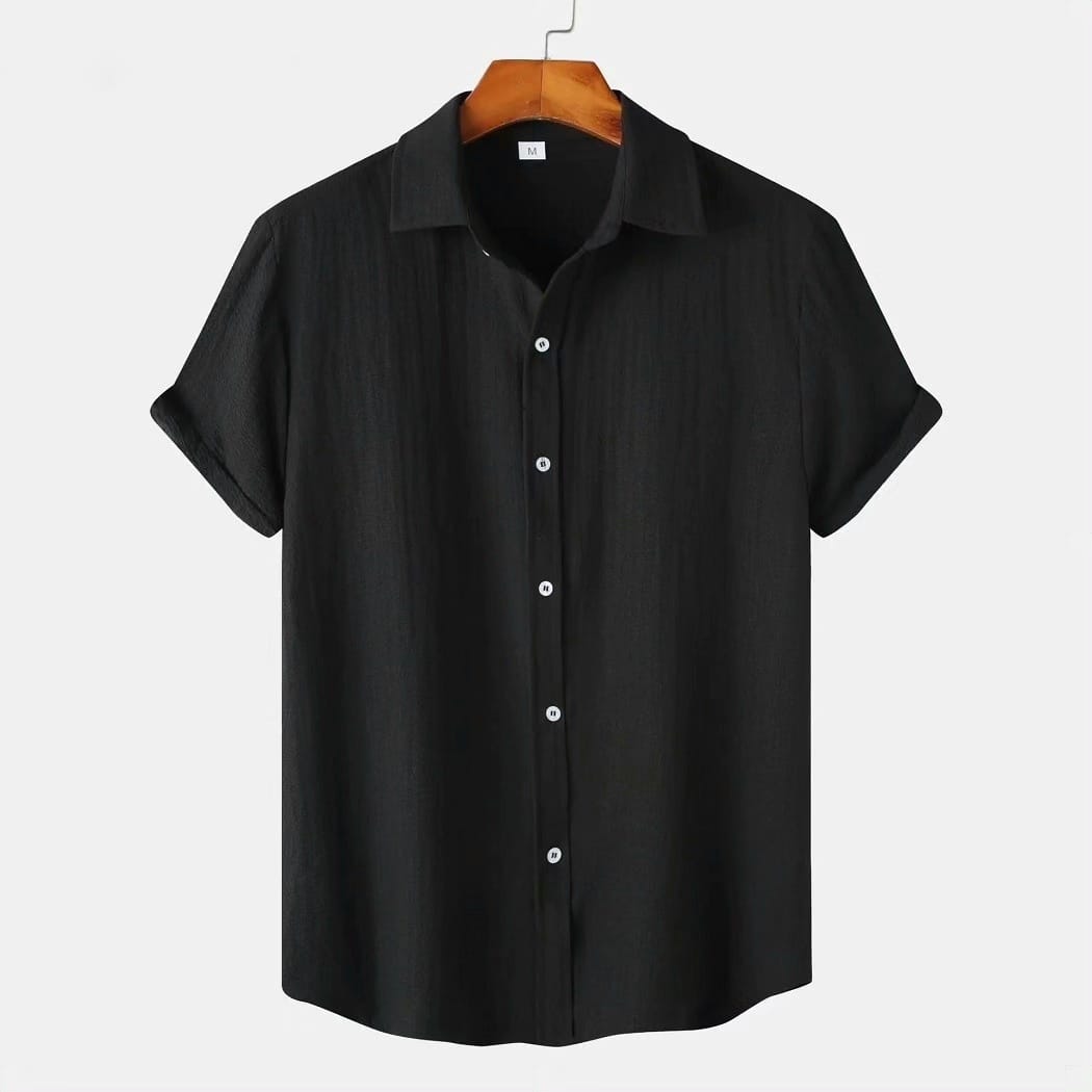 Black half sleeve shirt