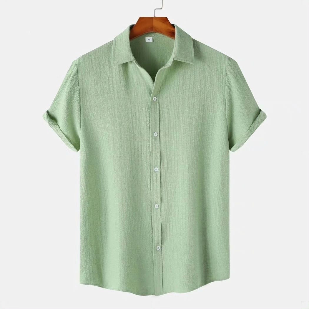 Sea green half sleeve shirt