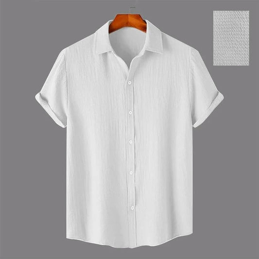 white half sleeve shirt