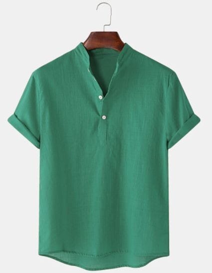 Short sleeve sea green katua