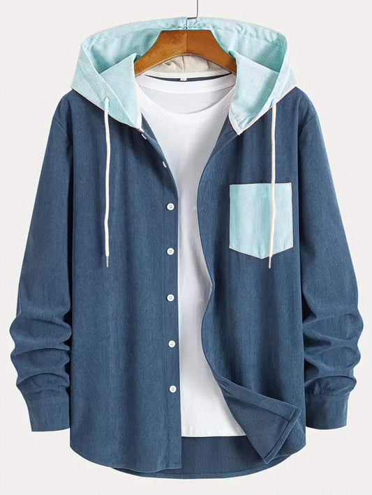 Corduroy Hoody Shirt