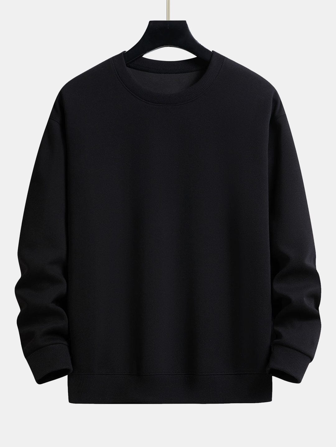 Solid Black Color Sweatshirt