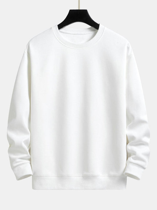 Solid White Color Sweatshirt