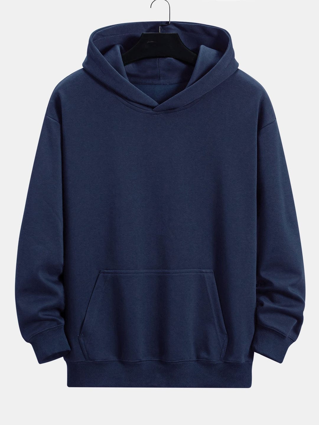 Solid Navy Color Hoodie