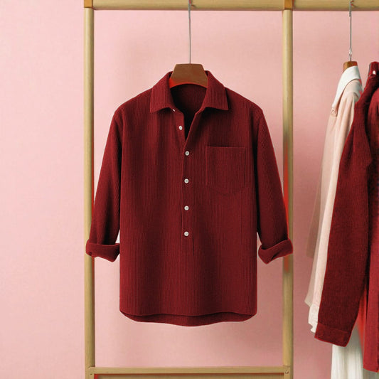Luxury Full Sleeve Cord Katua -Marron