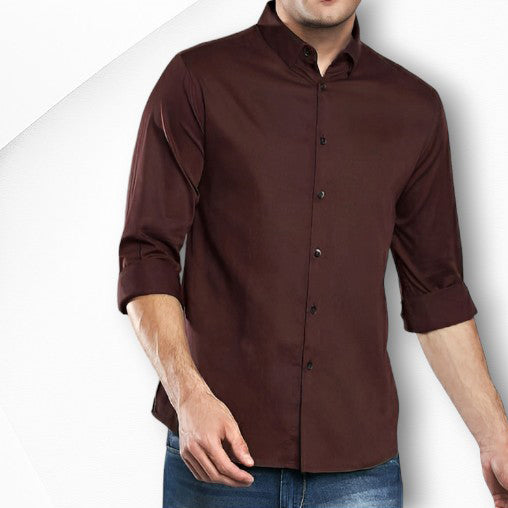 Brawn color full sleeve shirt