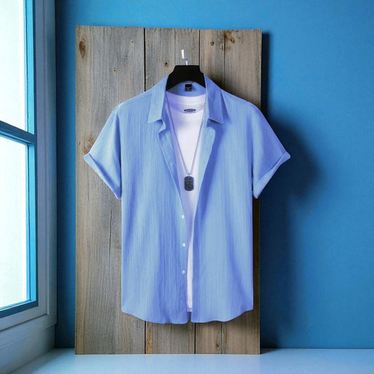 Sky Color Viscox Shirt